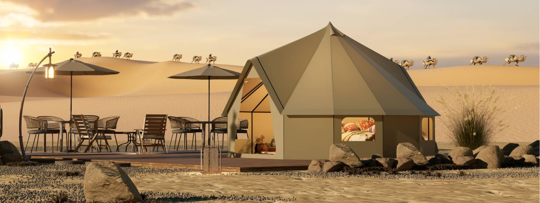 周至县露营酒店帐篷产品