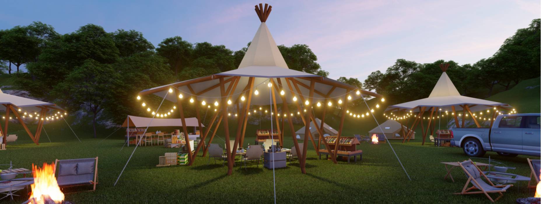 周至县露营帐篷酒店厂家